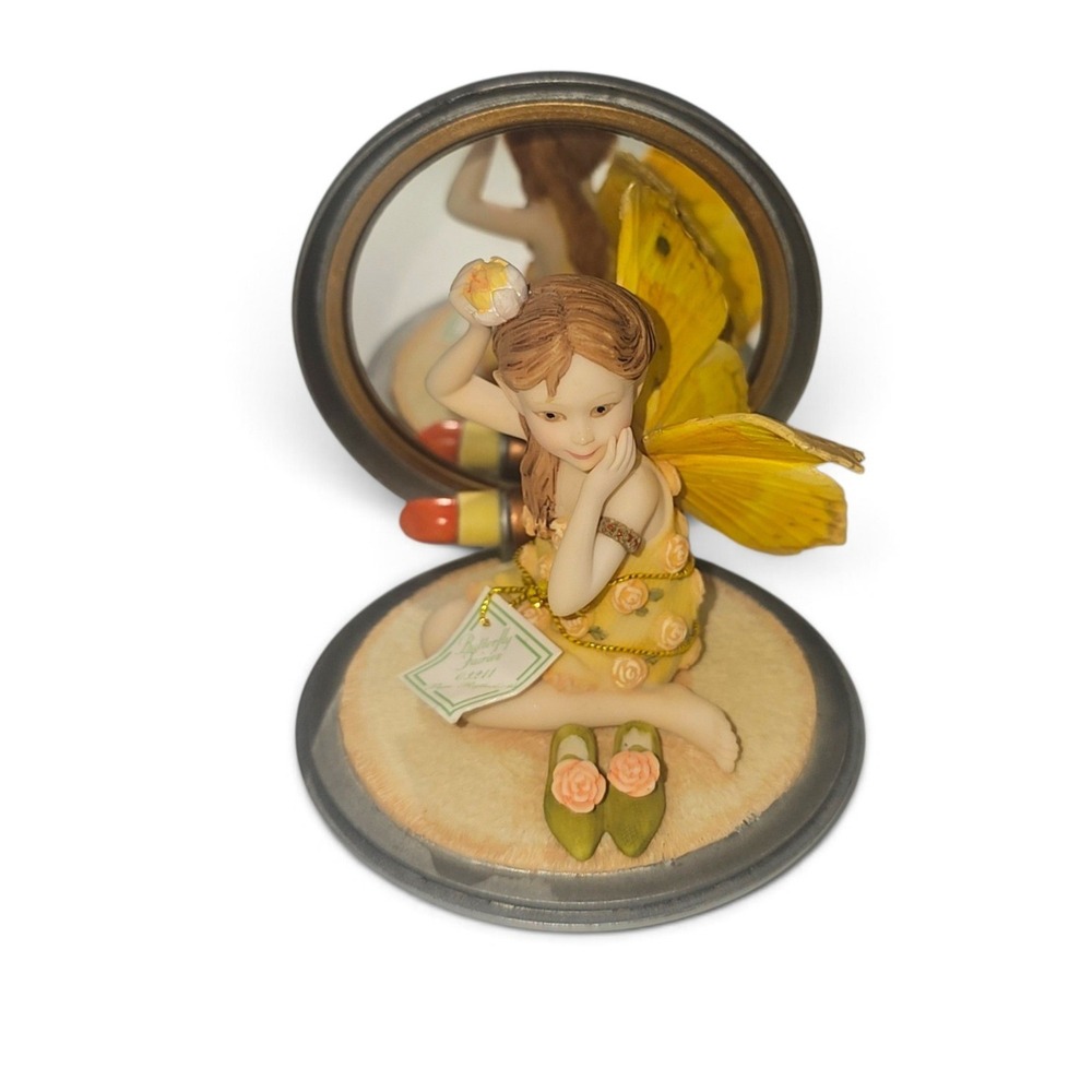 Country Artists Butterfly Fairies Pure Reflections Figurine 03211 Yellow Wings